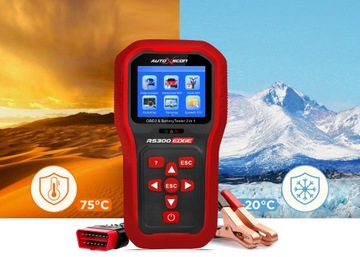 ТЕСТЕР АККУМУЛЯТОРА 6В/16В + ДИАГНОСТИКА OBDII 2в1