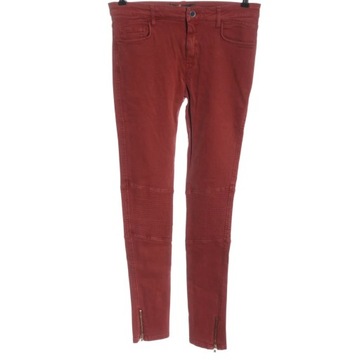 MANGO Jeansy rurki Rozm. EU 38 czerwony Tube Jeans