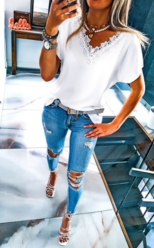 . ЛЕТНЯЯ БЛУЗКА, ПОЛЁТНОЕ КРУЖЕВО, ГИПУРА 44