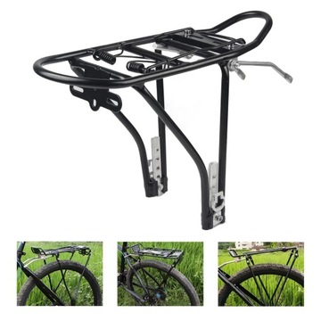 Tylny bagażnik rowerowy ze stopu aluminium, bagażnik rowerowy, bagażnik na tylnym siedzeniu