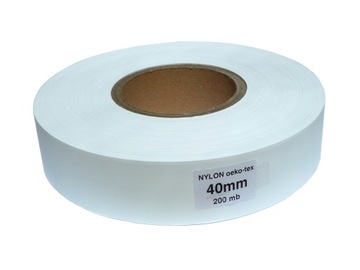 Taśma nylonowa 40mm/200m NYLON do zadruku wszywek