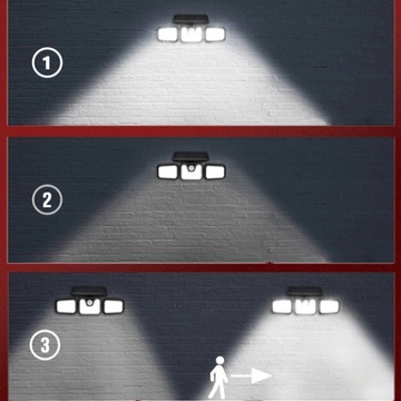 СОЛНЕЧНАЯ САДОВАЯ ЛАМПА, ВСТАВЛЕННАЯ В ЗЕМЛЮ И СТЕНУ