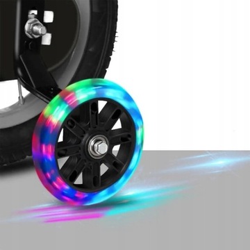 СВЕТОДИОДНЫЕ БОКОВЫЕ КОЛЕСА ДЛЯ ВЕЛОСИПЕДА ДЕТСКИЕ ЛЕГКИЕ ОПОРНЫЕ КОЛЕСА 12–20 ДЮЙМОВ