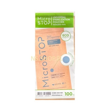 Torebki Microstop do sterylizacji (Class 4), 100x200, ECO