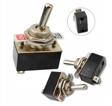 Переключатель KN3 - 1 ВКЛ - ВЫКЛ 2контактный 2полюсный металл(0323)