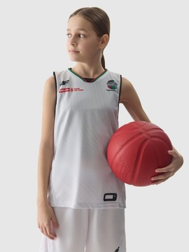 KOSZULKA BEZ RĘKAWKÓW 4F 4FTSS23TFSLM546-90S-122/128