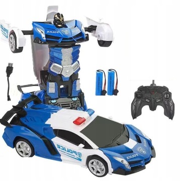 AUTO ROBOT 2w1 SAMOCHÓD ZDALNIE STEROWANY PILOT