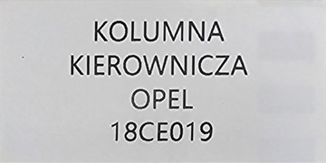 NOVÁ SLOUPEC VOLANT OPEL AGILA A - 18CE019