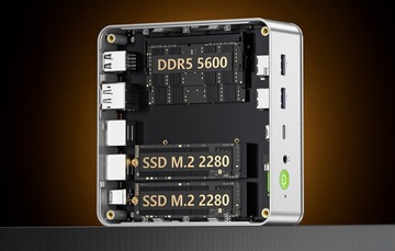 Мини-ПК GMKtec K9 Intel Ultra 5 125H 32 ГБ ОЗУ + 1 ТБ WIN 11 Pro