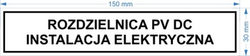 naklejki elektryczne, dla elektryków i instal. PV.