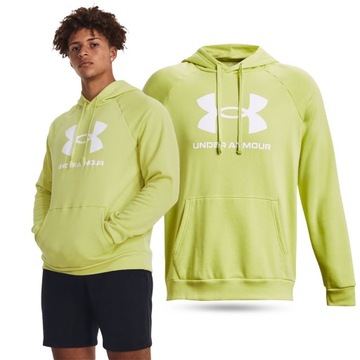 BLUZA MĘSKA Z KAPTUREM UNDER ARMOUR DRESOWA SPORTOWA BAWEŁNA 1379758