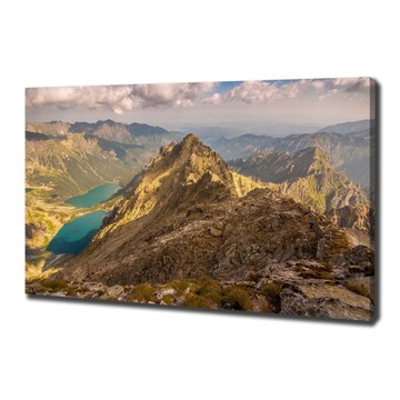 Foto obraz na płótnie Morskie oko Tatry 100x70 cm