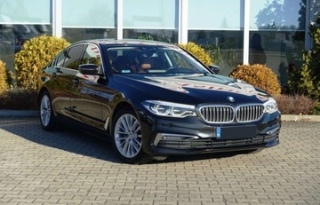 BMW Seria 5 G30-G31 Limuzyna 520d 190KM 2019 BMW Seria 5 Bezwypadek SalonPL xDrive LuxuryLine Tempomat Kamera FV, zdjęcie 1