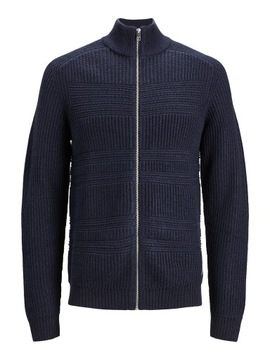 Jack&Jones Sweter 12236323 Granatowy Regular Fit