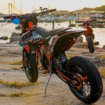 Складное зеркало FAR Dual Sport Enduro с одобрением, черное 1 шт.