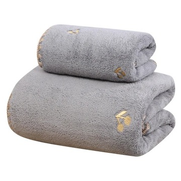 Банное полотенце из кораллового флиса, банные полотенца из натурального хлопка.