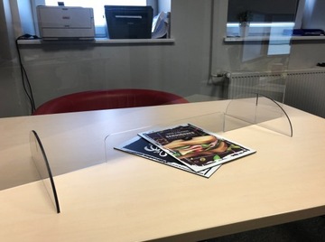 Крышка, стекло, оргстекло, антивирусная защита, 100х80см.