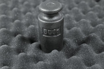 АКУСТИЧЕСКИЙ ВОЛНОВОЙ ЗВУЧНЫЙ МАТ 4 см, 2x1 м, гофрированная губчатая панель