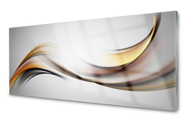 Panel szklany do kuchni Abstrakcja 125x50