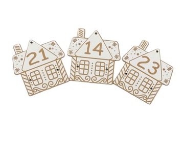 АДВЕНТ-календарь ДОМАКИ Набор DIY ДЛЯ ДЕТЕЙ 24 ШТ СЛАДОСТИ ЗАДАЧИ