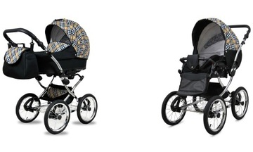 Wózek 2w1 dziecięcy spacerówka BabyLux Margaret