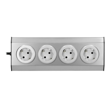 Мебельно-кухонная розетка на липучке 4x2P.