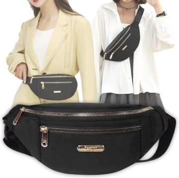 SASZETKA NERKA DAMSKA TOREBKA LISTONOSZKA NA RAMIĘ TORBA CROSSBODY CZARNA