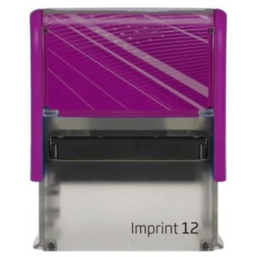 PIECZĄTKA FIOLETOWA AUTOMATYCZNA NAPIS NIE BO NIE GADŻET ŚMIESZNA