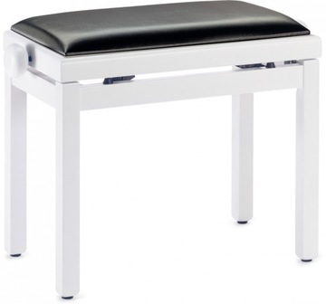 Stagg PB39 ława do pianina, biały mat