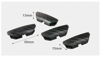 БАМПЕРЫ АВТОМОБИЛЬНЫЕ ДВЕРИ БАМПЕРЫ УГЛЕРОДНЫЕ САМОКЛЕЯЩАЯСЯ ЗАЩИТА 4 ШТ.