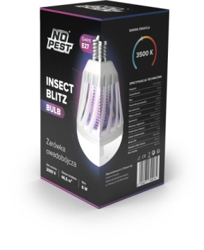 ИНСЕКТИЦИДНАЯ ЛАМПОЧКА ЛАМПОЧКА БЕЗ ВРЕДИТЕЛЕЙ ОТ КОМАРОВ, МУХ, МОЛИ, НАСЕКОМЫХ