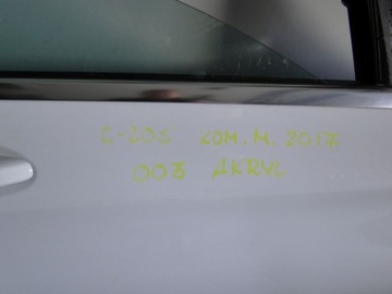 MERCEDES C CLASS W205 ДВЕРЬ ПРАВАЯ ПЕРЕДНЯЯ ЗАДНЯЯ АКРИЛОВЫЙ