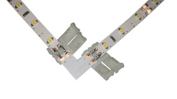 ZŁĄCZKA DO TAŚM LED ZATRZAS DWUSTRONNA CLICK 10mm