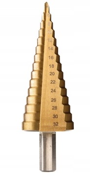 СВЕРЛА С КОНУСОМ ДЛЯ РОЖДЕСТВЕНСКОЙ ЕЛКИ СВЕРЛА HSS TYTAN 4-32MM