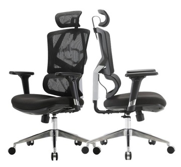 FOTEL ERGONOMICZNY BIUROWY OBROTOWY * IDEALNY TAKŻE DLA WYSOKICH