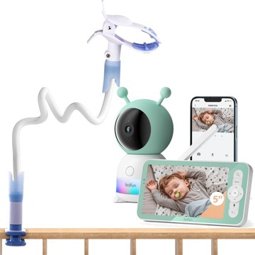 NIANIA ELEKTRONICZNA KAMERA WiFi OBROTOWA 2K 3MPx 4x Zoom + UCHWYT OBROTOWY