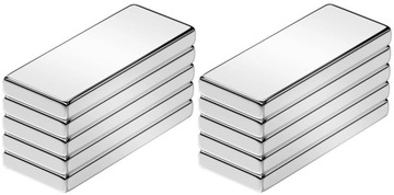 MAGNES NEODYMOWY PŁYTKOWY MOCNY 30x10x4mm 10 szt.