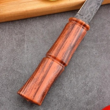 Нож туристический рыболовный красивый чехол и кобура BAMBOO DAMAST ND313