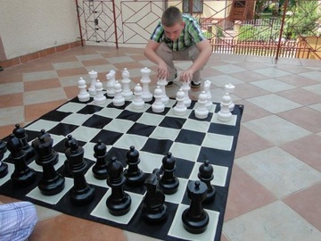 Террасные шахматы - король 30см - GCN-12