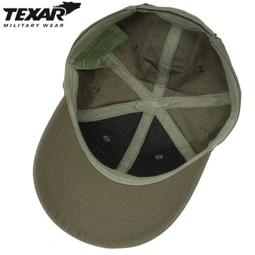 БЕЙСБОЛЬНАЯ КЕПКА TEXAR ВОЕННАЯ, РЕГУЛИРУЕМАЯ НА ЗАВИСКЕ, Оливковая