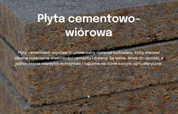 Płyta cementowo wiórowa 8mm