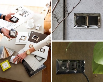 Розетка одинарная с заземлением Антрацит Simon 54