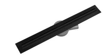 SLIM obrót 360 SOLIDNY CZARNY Odpływ Liniowy 90cm