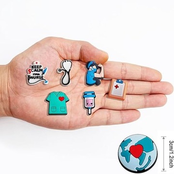 30 шт. Булавки для обуви CROCS – МЕДИЦИНСКИЕ УКРАШЕНИЯ, ПОДВЕСКИ, БУЛАВКИ