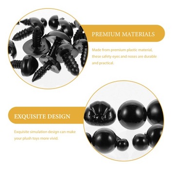 БЕЗОПАСНЫЕ ГЛАЗА WIGGLE EYES ДЛЯ ГЛАЗ КУКЛЫ АМИГУРУМИ