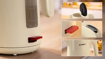 Набор Bosch MyMoment Электрочайник TWK2M167 + Тостер TAT2M127 Кремовый