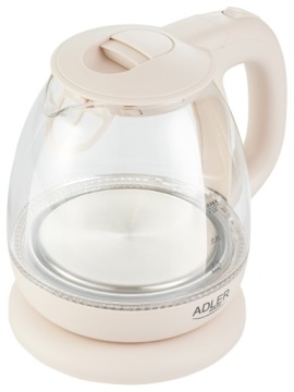 ЧАЙНИК ЭЛЕКТРИЧЕСКИЙ СТЕКЛЯННЫЙ LED 1Л AD1283 ADLER