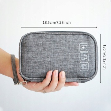 ПРАКТИЧЕСКИЙ ФУНКЦИОНАЛЬНЫЙ СУМКА-ОРГАНИЗАТОР ДЛЯ ЗАРЯДНЫХ КАБЕЛЕЙ