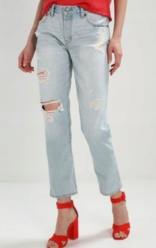 Spodnie damskie jeansy Abercrombie & Fitch 28