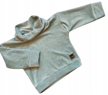 Bluza XL welurowa mineral